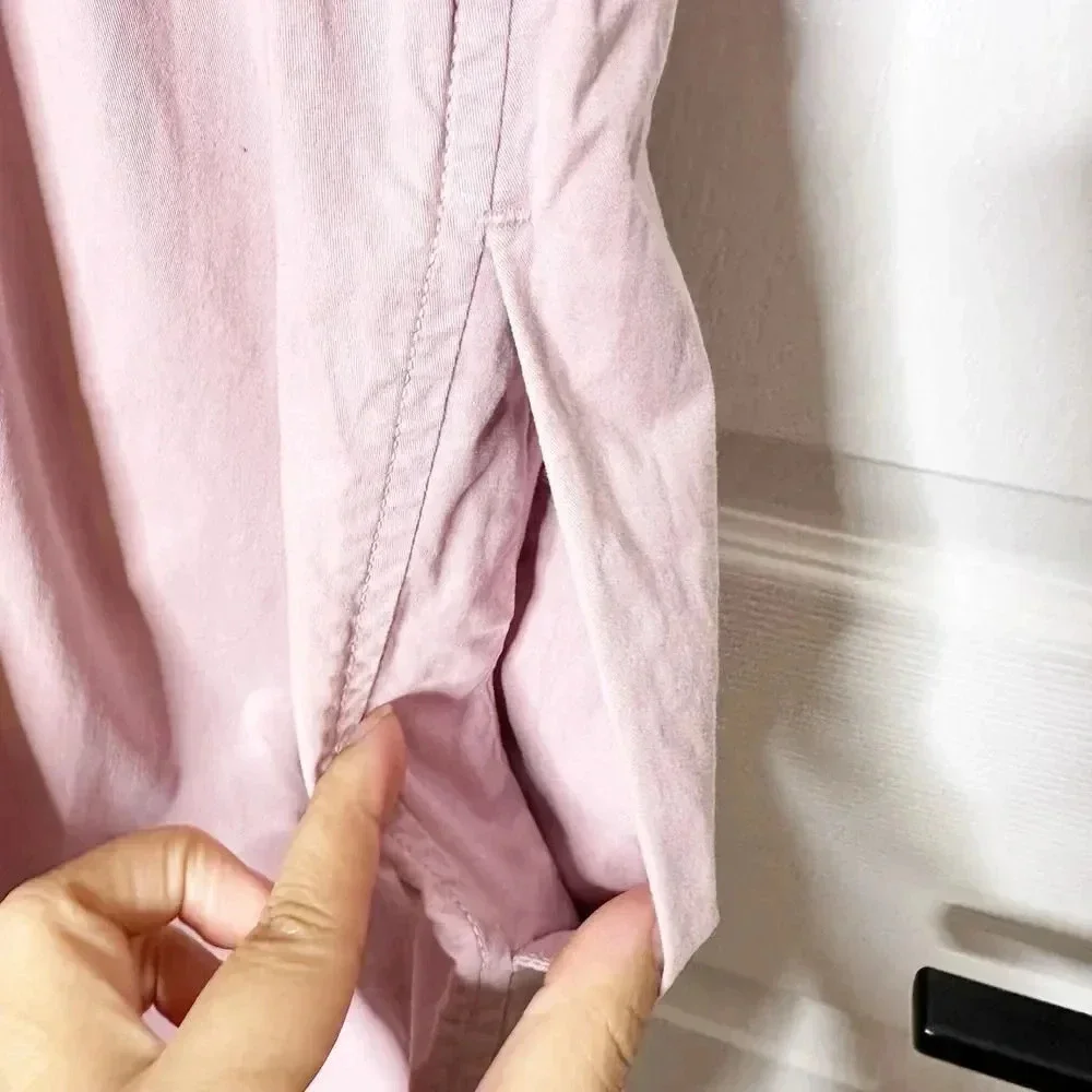 J. CREW Size 0 Garment Dyed Trench Coat Dress Lilac Purple Preppy - Picture 11 of 11